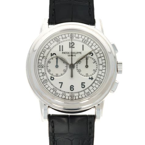 patek philippe chronograph ref 5070 in white gold 39mm|Patek Philippe Chronograph Watches .